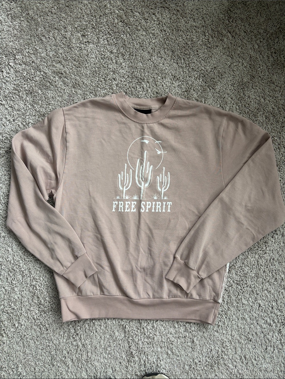 Modern Lux Free Spirit Crewneck Sweatshirt - Mauve